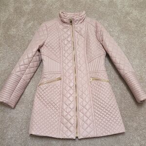 Via Spiga Elegant Quilted Pink Jacket